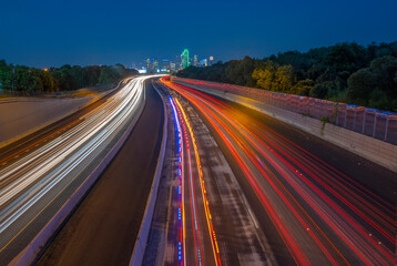 Road to Dallas,Texas long exposure, 