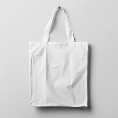 Empty Tote bag mockup 