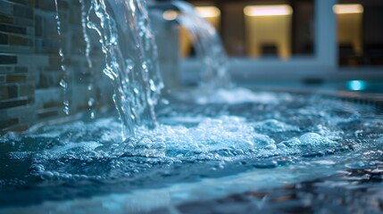 Spa water filtration providing clean water for pools