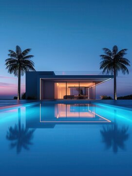 black modern masion at the beach, billion dollar net worth, ultra realistic