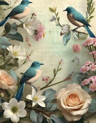 bird on a flower
