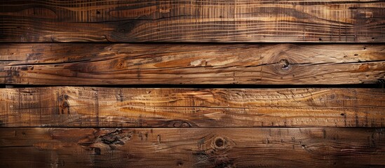 Naklejka premium Wooden plank background with ample copy space image.
