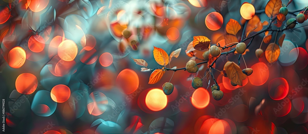 Aufkleber Create a background with a blurred effect and out-of-focus areas, ideal for a copy space image.