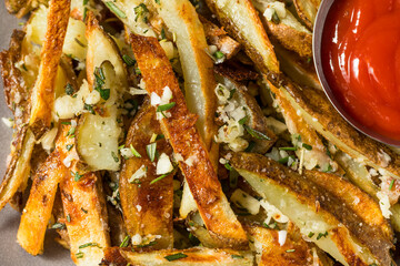 Homemade Rosemary Parmesan French Fries