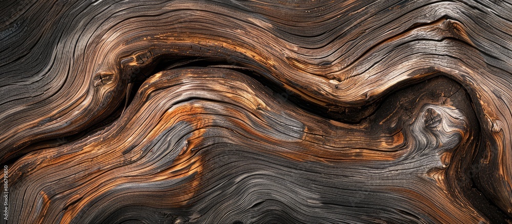 Poster creative wood background with an interesting tree surface texture, ideal for a copy space image.