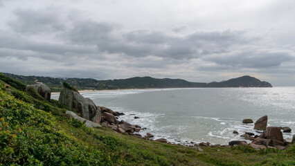 view from the beach