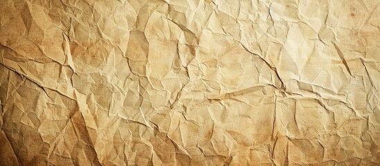 Fototapeta premium High resolution image of a retro-style paper background in beige with excellent texture. Ideal for projects needing a vintage look, offering ample copy space.