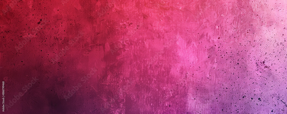 Poster a grainy gradient banner background transitioning from bright magenta to deep fuchsia, with a grainy