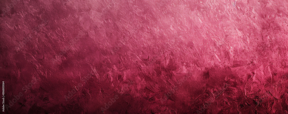 Poster a grainy gradient banner background transitioning from soft pink to deep burgundy, with a subtle