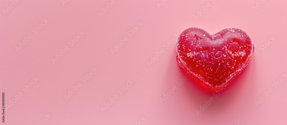 Poster tasty candy for an affectionate individual with a copy space image.