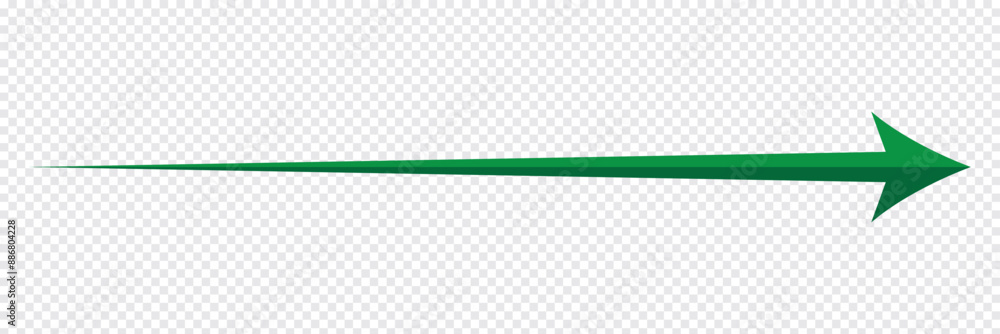 Poster long arrows icon set. vector set of trendy long arrows left and right in flat style. black arrows ve