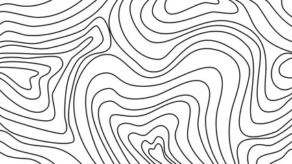 Topographic contour map grid background