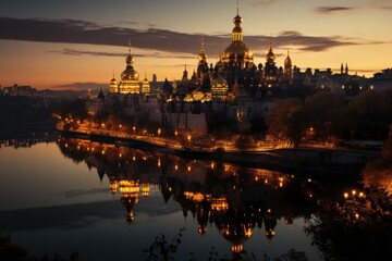 Fototapeta premium MAYA Forest Ancient Culture Aztec and Civilization Inca Illustration 3D, generative IA