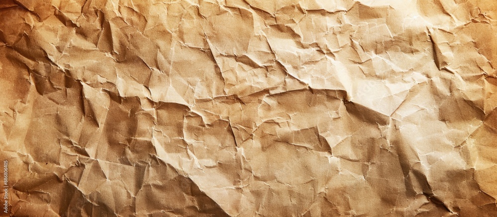 Poster Vintage brown paper texture with an empty old look suitable for a copy space image.
