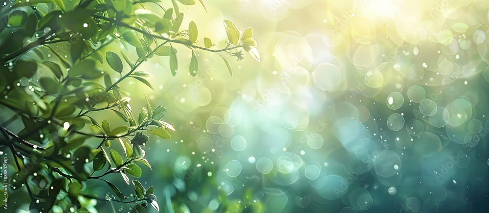Aufkleber nature-themed abstract background with copy space image.