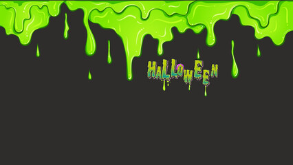 A Halloween illustration of an background with drops