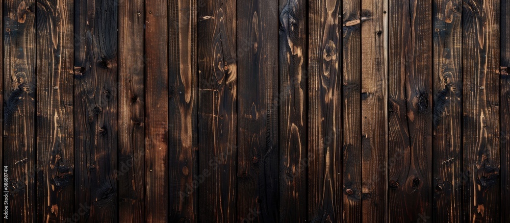 Poster Texture of wooden background with space for text or graphics in the image.
