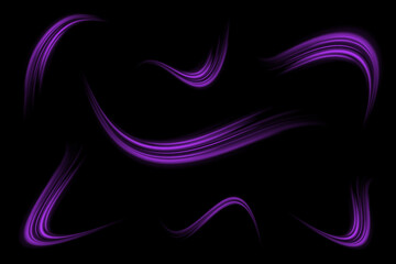 Графика и иллюстрацииBlue light trail, wave speed, trace line twirl