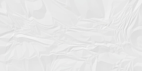Vector White wrinkly old paper background. panorama craft wrinkly paper texture background, crumpled pattern texture. paper crumpled texture.