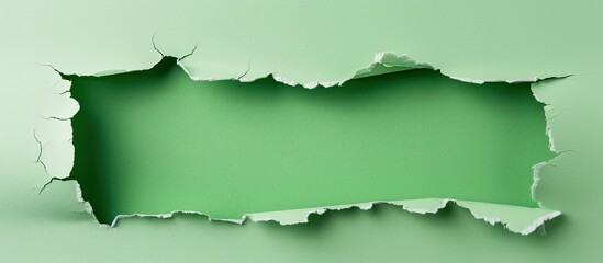Copy space image showing torn paper with Pay per click words on a green background, symbolizing PPC (pay per click).