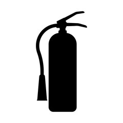 Fire Extinguisher Sign Symbol. Vector Illustration Isolated on White Background.