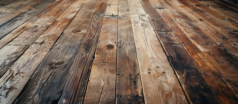 Poster a weathered floor with a distressed appearance, suitable for a copy space image.