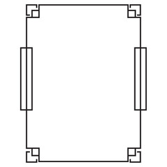 Chinese frames in traditional style. vector Illustration