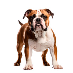 Fototapeta premium Bulldog on a transparent background