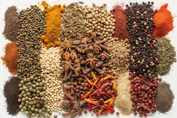 Aromatic Spices Collage