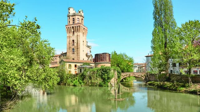 Astronomical Observatory, Museum Of The Astronomical Observatory Of Padua, Italy. University of Padua - Library of the Department of Astronomy. Carrarese's Castle.