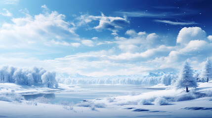 generated illustration of stunning view with snowy mountains starry dark