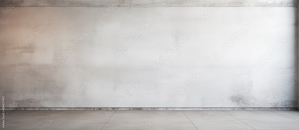Fototapete white cement or concrete wall with a simplistic design ideal for backgrounds, with an uncluttered lo
