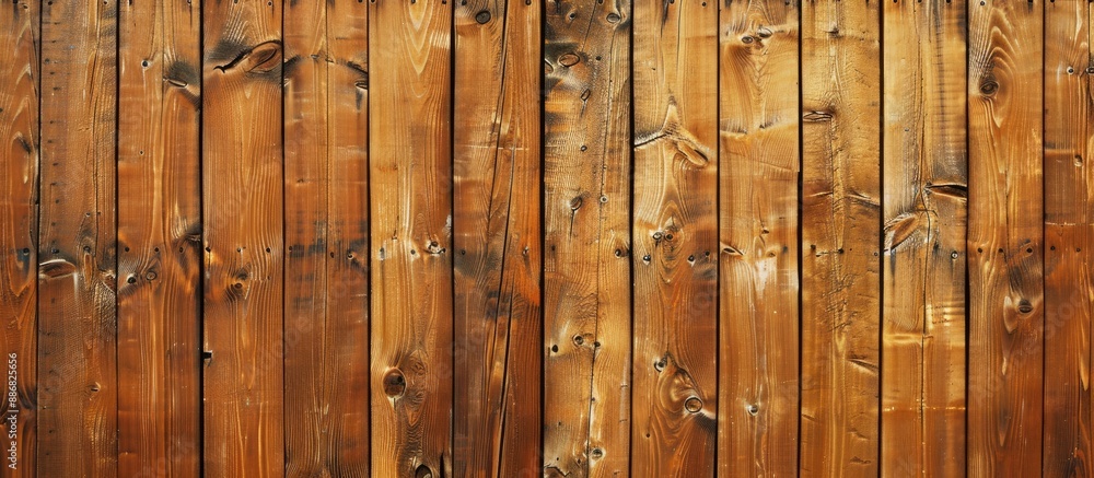 Aufkleber Background with a cedar plank texture featuring copy space image.