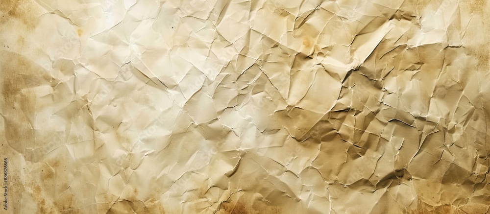 Poster utilize antique paper texture for art with a copy space image background.