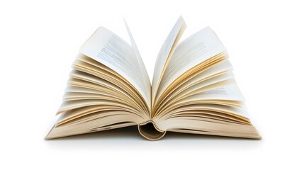 Obraz premium New hardcover books on white background. 