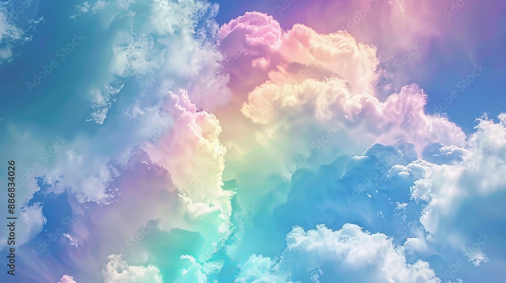 Poster discuss the phenomenon of cloud iridescence and how it occurs.