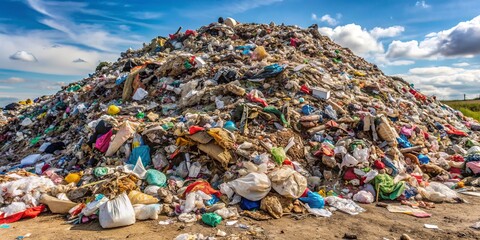 Wasteland Mountain A Photographic View of Plastic Pollution, Landfill, Garbage , waste , trash , environment