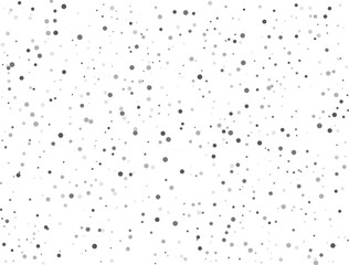 Silver White  falling confetti. Glitter Festive background