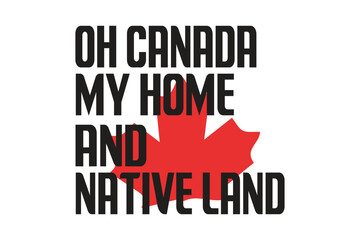 2024 canada day vector illustration, happy canada day