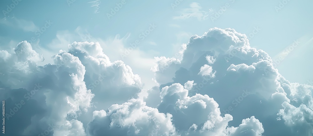 Poster The word ELEVATION stands out against a backdrop of a cloudy sky, with ample copy space image available.