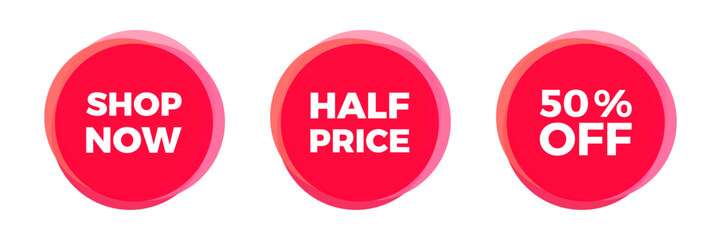 Half price sale red stamp set shop now