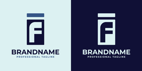 Letters IF Monogram Logo, suitable for any business with FI or IF initials