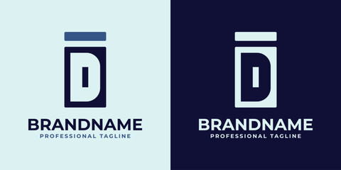 Letters ID Monogram Logo, suitable for any business with DI or ID initials