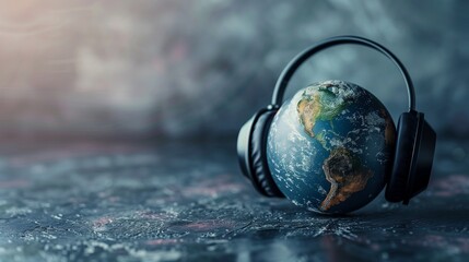 A digital illustration showcasing global streaming and connectivity, highlighting a world map with network lines and nodes. Ideal for technology and communication themes.