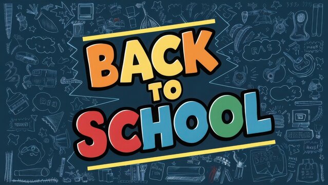 back to school chalk on board editable text effect