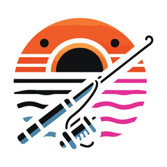 Fishing Logo SVG and T shirt Design