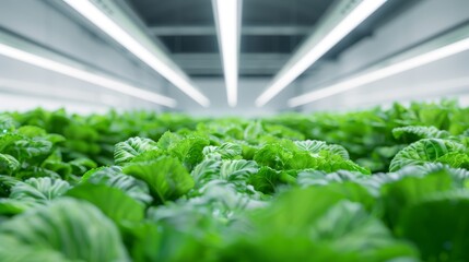 An innovative agricultural facility with interactive digital farming tools and bioluminescent crop production