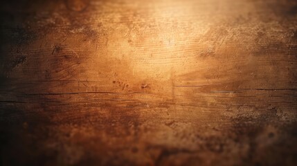 Obraz premium A tight shot of a wooden piece, spotlighting a centered light, hazy background blurred