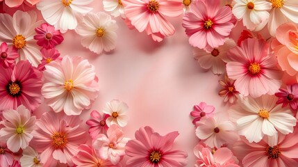 floral greeting card template, stunning floral frame ready for personalization, wonderful for creating custom greeting cards with your text