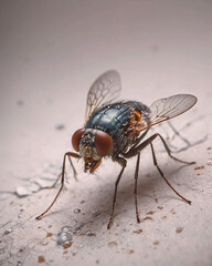 Obraz premium close up of a fly